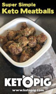 easy keto meat balls